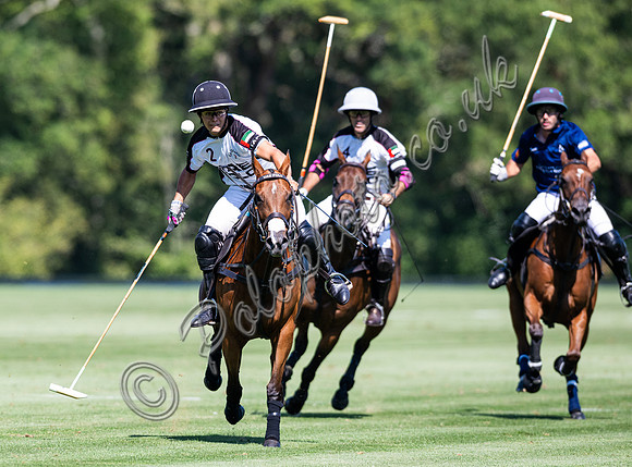 Polo action, 2025 Gold Cup quarter finals, Cowdray Park Polo Club