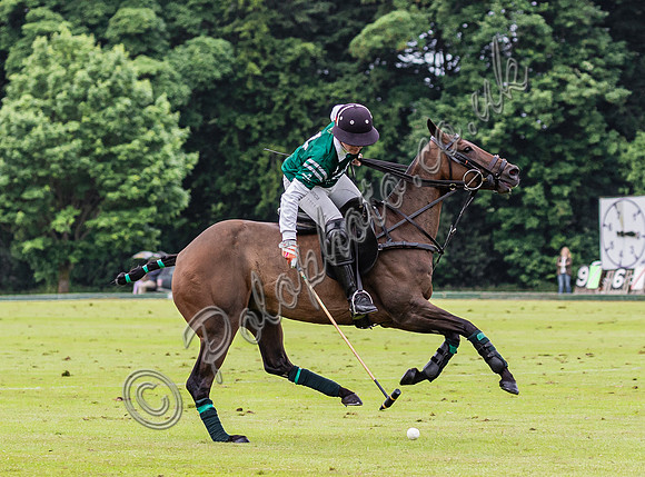 Polo action, Warwickshire Cup 2024 at Cirencester Park