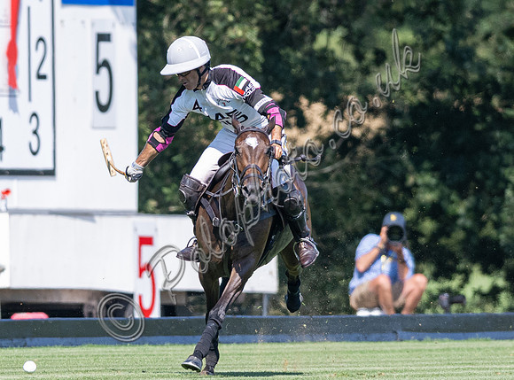 Polo action, 2025 Gold Cup quarter finals, Cowdray Park Polo Club