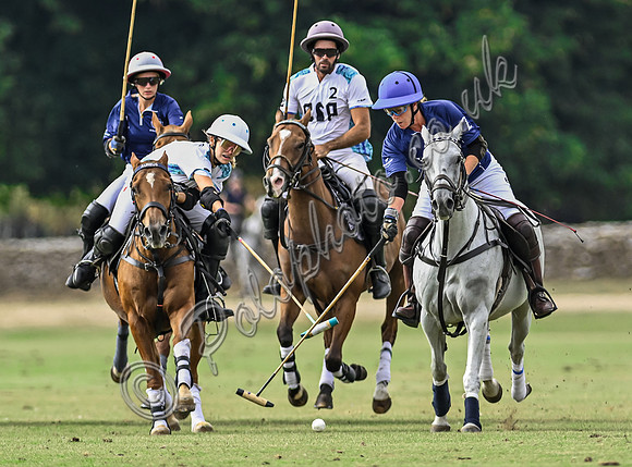 Polo action, Wichenford Bowl 2025 semi-final match, Beaufort Polo Club