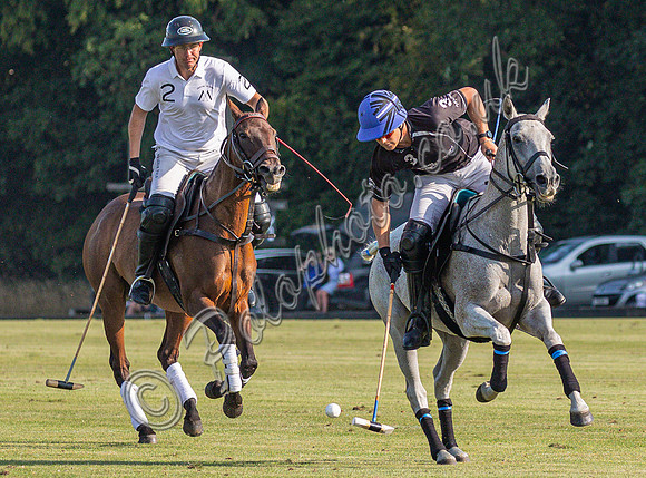 Polo action, County Cup 2025 league match, Cirencester Park