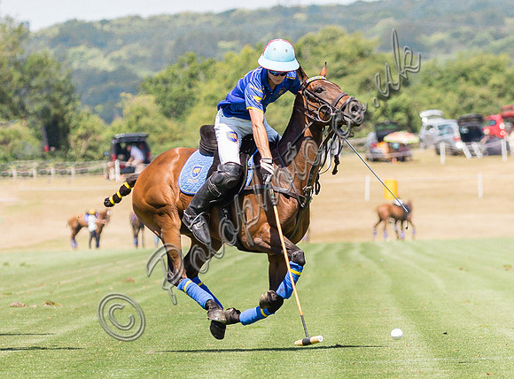 polo action Gold Cup quarter finals 2022, Cowdray Park Polo Club