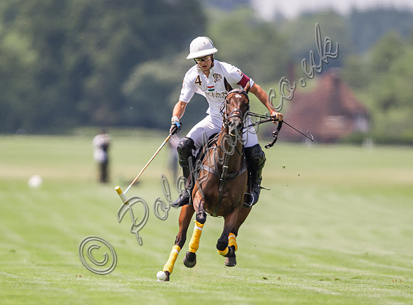 Polo action, 2024 Gold Cup, Cowdray Park Polo Club