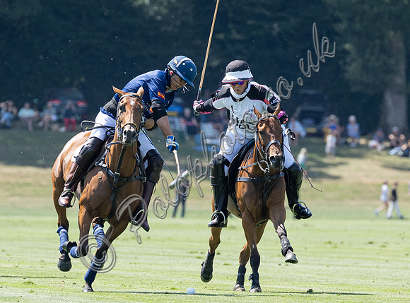 Polo action, 2025 Gold Cup quarter finals, Cowdray Park Polo Club