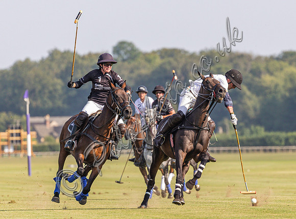 Polo action, County Cup 2025 league match, Cirencester Park