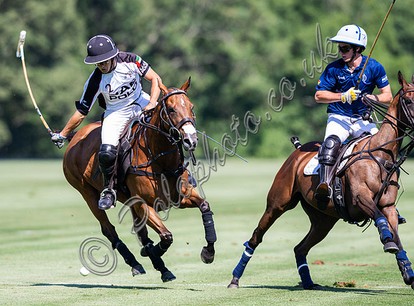 Polo action, 2025 Gold Cup quarter finals, Cowdray Park Polo Club