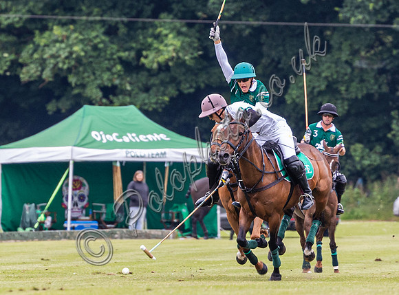 Polo action, Warwickshire Cup 2024 at Cirencester Park