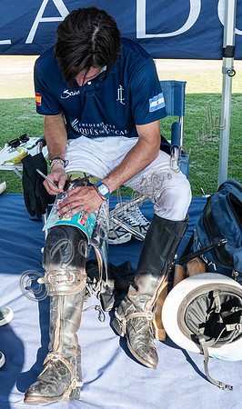 Polo action, 2025 Gold Cup quarter finals, Cowdray Park Polo Club
