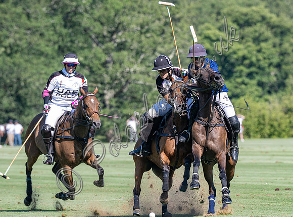 Polo action, 2025 Gold Cup quarter finals, Cowdray Park Polo Club
