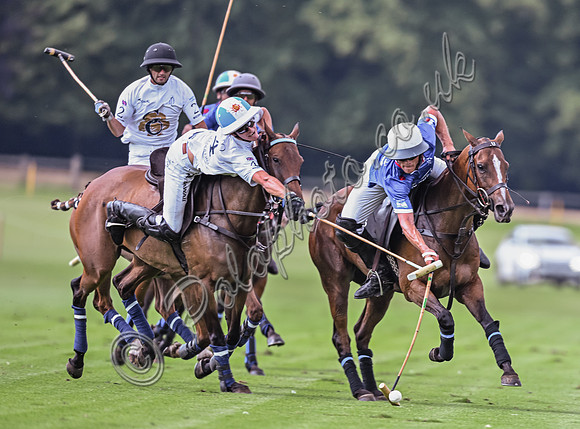 Polo action, 2024 Gold Cup, Cowdray Park Polo Club