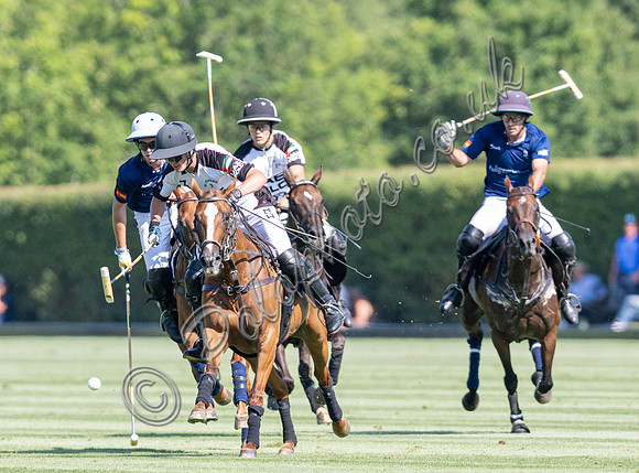 Polo action, 2025 Gold Cup quarter finals, Cowdray Park Polo Club