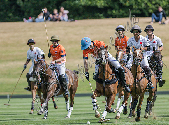 Polo action, 2025 Gold Cup, Cowdray Park Polo Club