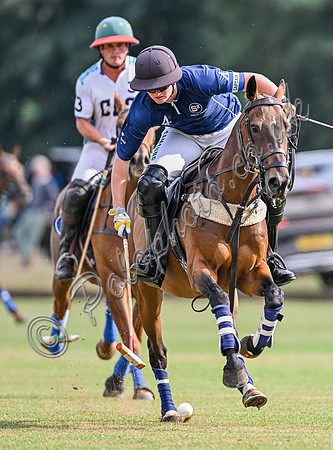 Polo action, Wichenford Bowl 2025 semi-final match, Beaufort Polo Club