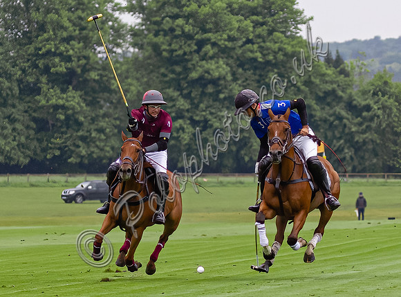 Polo action, 2022 Trippetts Challenge, Cowdray Park Polo Club
