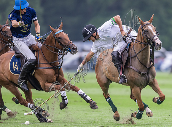 Polo action, 2024 Gold Cup, Cowdray Park Polo Club