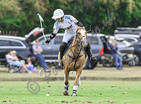 Polo action, Wichenford Bowl 2025 semi-final match, Beaufort Polo Club