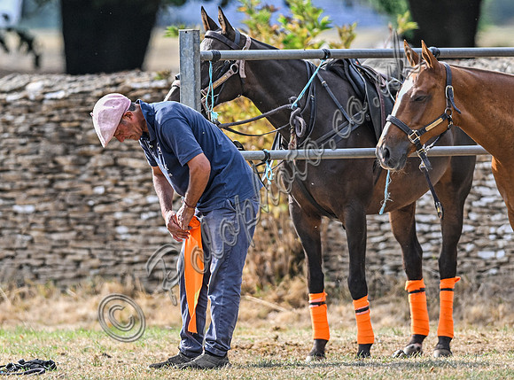 Polo action, Wichenford Bowl 2025 semi-final match, Beaufort Polo Club