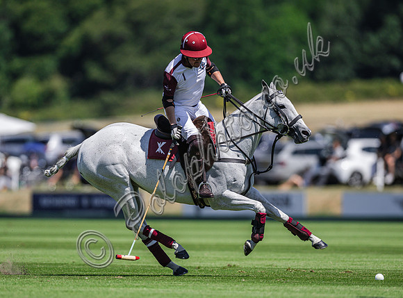 Polo action, 2025 Gold Cup quarter finals, Cowdray Park Polo Club