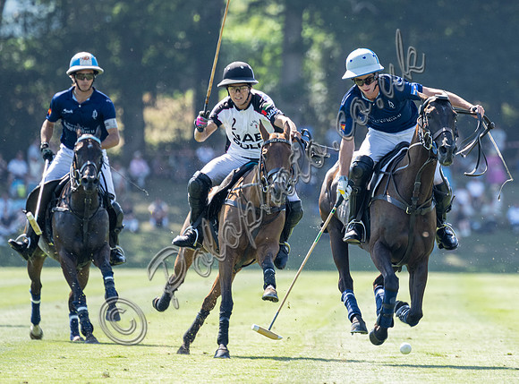 Polo action, 2025 Gold Cup quarter finals, Cowdray Park Polo Club