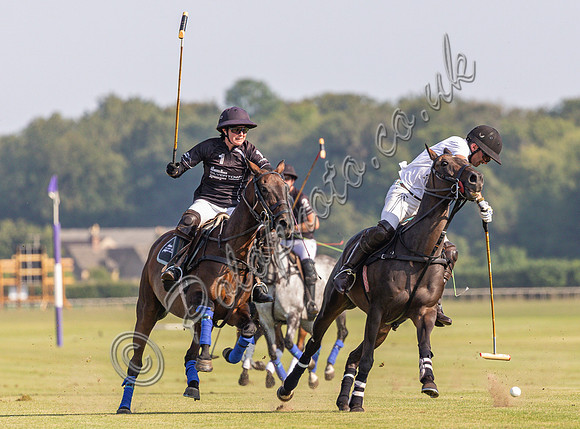 Polo action, County Cup 2025 league match, Cirencester Park