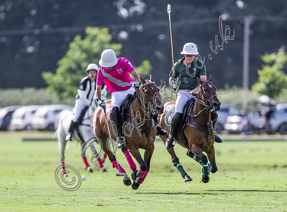 Polo action, 2024 Gold Cup, Cowdray Park Polo Club
