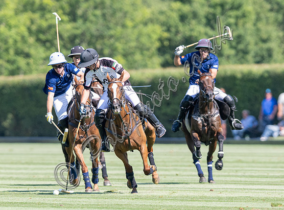 Polo action, 2025 Gold Cup quarter finals, Cowdray Park Polo Club
