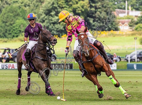 Polo action, The Ruins Cup (Holden White) 2024, Cowdray Park Polo Club