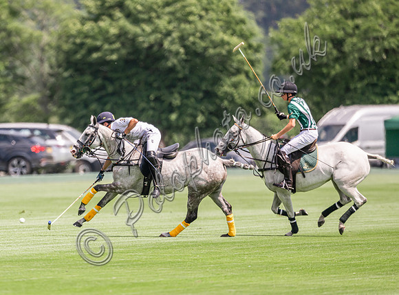 Polo action, 2024 Gold Cup, Cowdray Park Polo Club