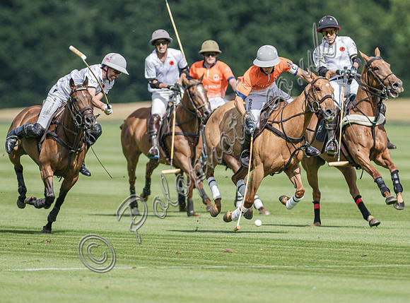 Polo action, 2025 Gold Cup, Cowdray Park Polo Club