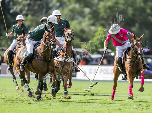 Polo action, 2024 Gold Cup, Cowdray Park Polo Club