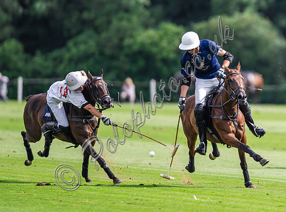 Polo action, Challenge Cup 2024, Cowdray Park Polo Club