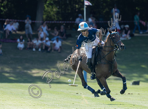 Polo action, 2025 Gold Cup quarter finals, Cowdray Park Polo Club