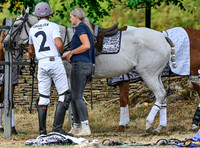 Polo action, Wichenford Bowl 2025 semi-final match, Beaufort Polo Club