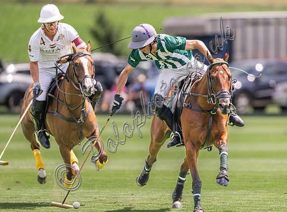 Polo action, 2024 Gold Cup, Cowdray Park Polo Club