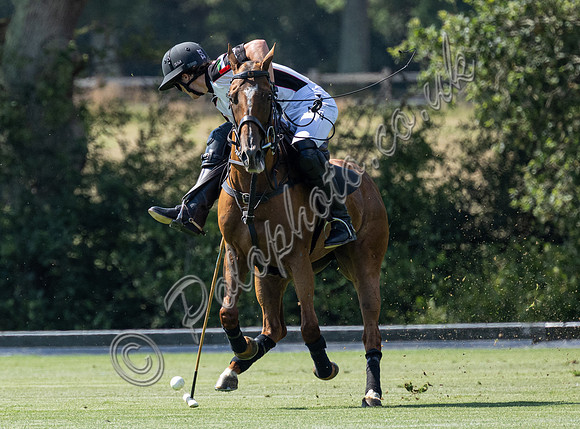 Polo action, 2025 Gold Cup quarter finals, Cowdray Park Polo Club
