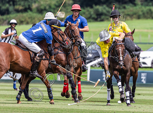 Polo action, Holden White Final 2024, Cowdray Park Polo Club