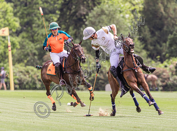 Polo action, 2024 Gold Cup, Cowdray Park Polo Club