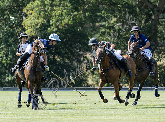 Polo action, 2025 Gold Cup quarter finals, Cowdray Park Polo Club