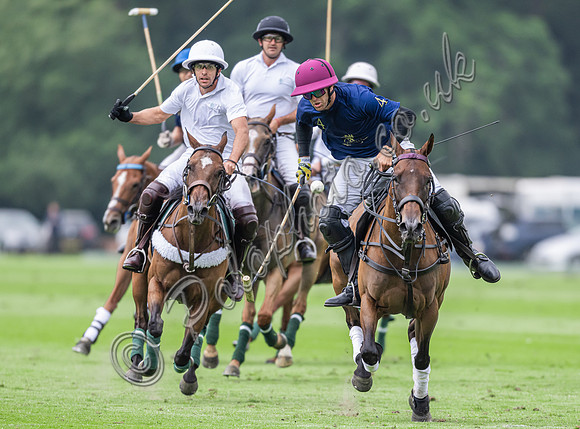 Polo action, 2024 Gold Cup, Cowdray Park Polo Club