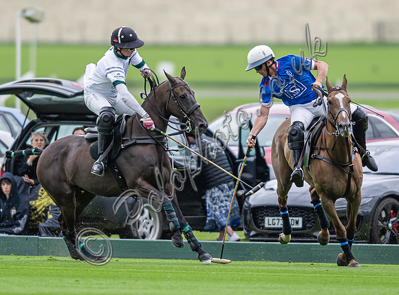 Gold Cup Polo action, 2024, Cowdray Park Polo Club
