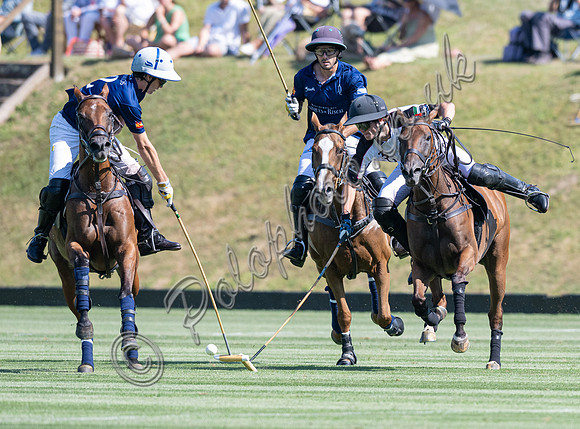 Polo action, 2025 Gold Cup quarter finals, Cowdray Park Polo Club