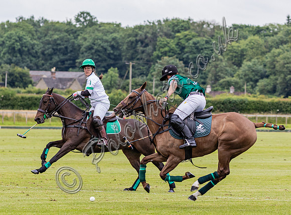 Polo action, Warwickshire Cup 2024 at Cirencester Park