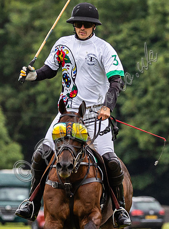 Polo action, Warwickshire Cup 2024 at Cirencester Park