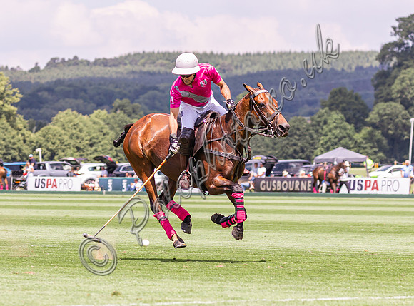 Polo action, 2024 Gold Cup, Cowdray Park Polo Club