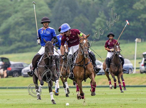 Polo action, 2022 Trippetts Challenge, Cowdray Park Polo Club