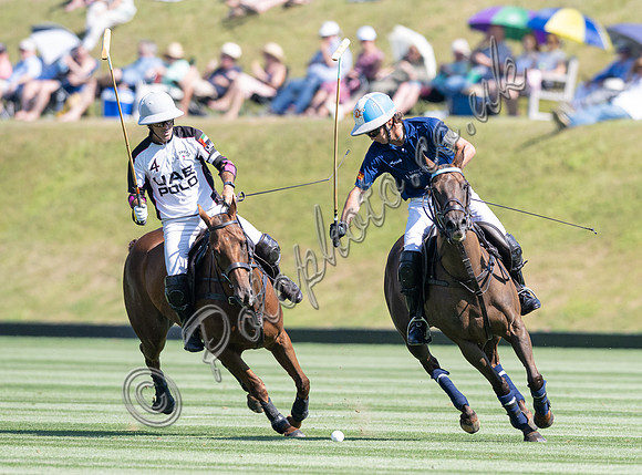 Polo action, 2025 Gold Cup quarter finals, Cowdray Park Polo Club