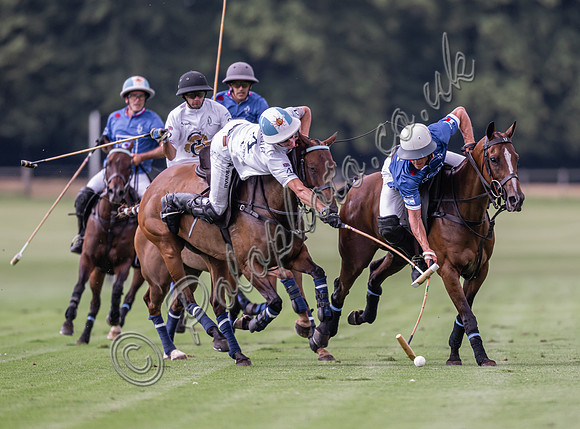 Polo action, 2024 Gold Cup, Cowdray Park Polo Club