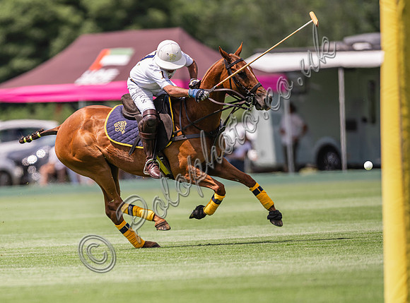 Polo action, 2024 Gold Cup, Cowdray Park Polo Club