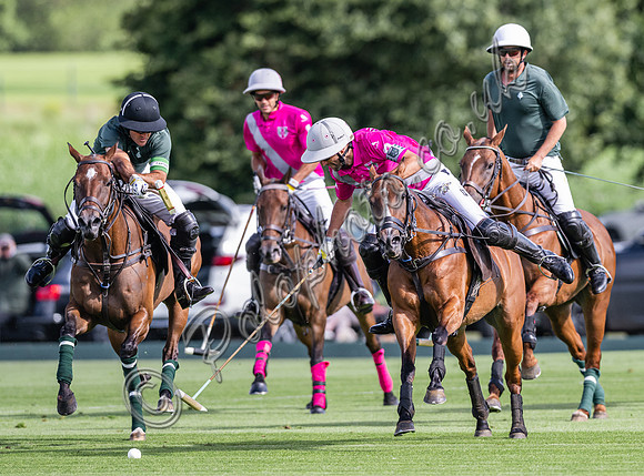 Polo action, 2024 Gold Cup, Cowdray Park Polo Club