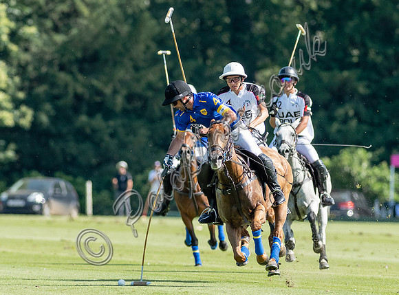 Polo action, 2021 Gold Cup, Cowdray Park Polo Club